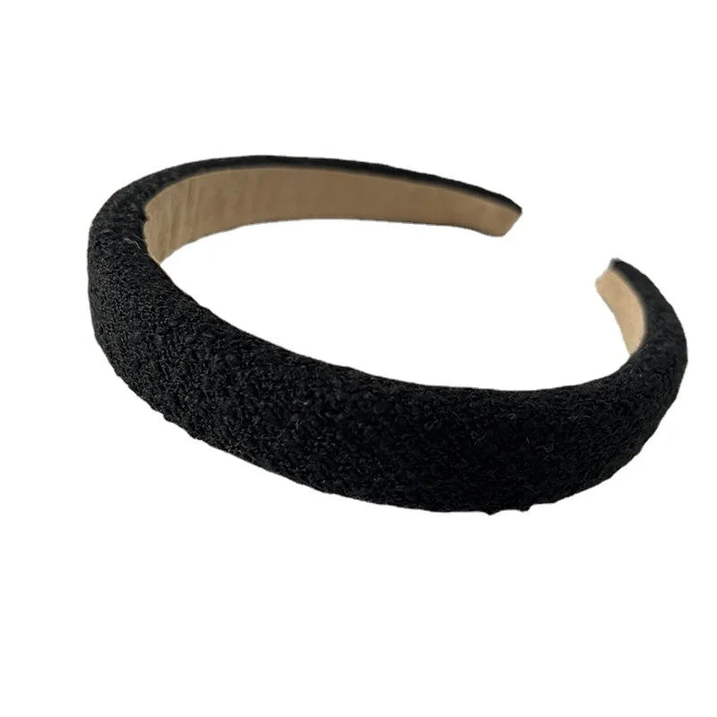 Woven Plaid Fabric Colorful Tweed Hairband High Quality Headband Spring Summer 2023 Accessories Casual Fashion Headwear