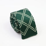 Cravates classiques en tricot pour hommes, cravates décontractées, à pois, à carreaux, pour loisirs, chaudes, pour affaires, mariage, largeur 6 cm