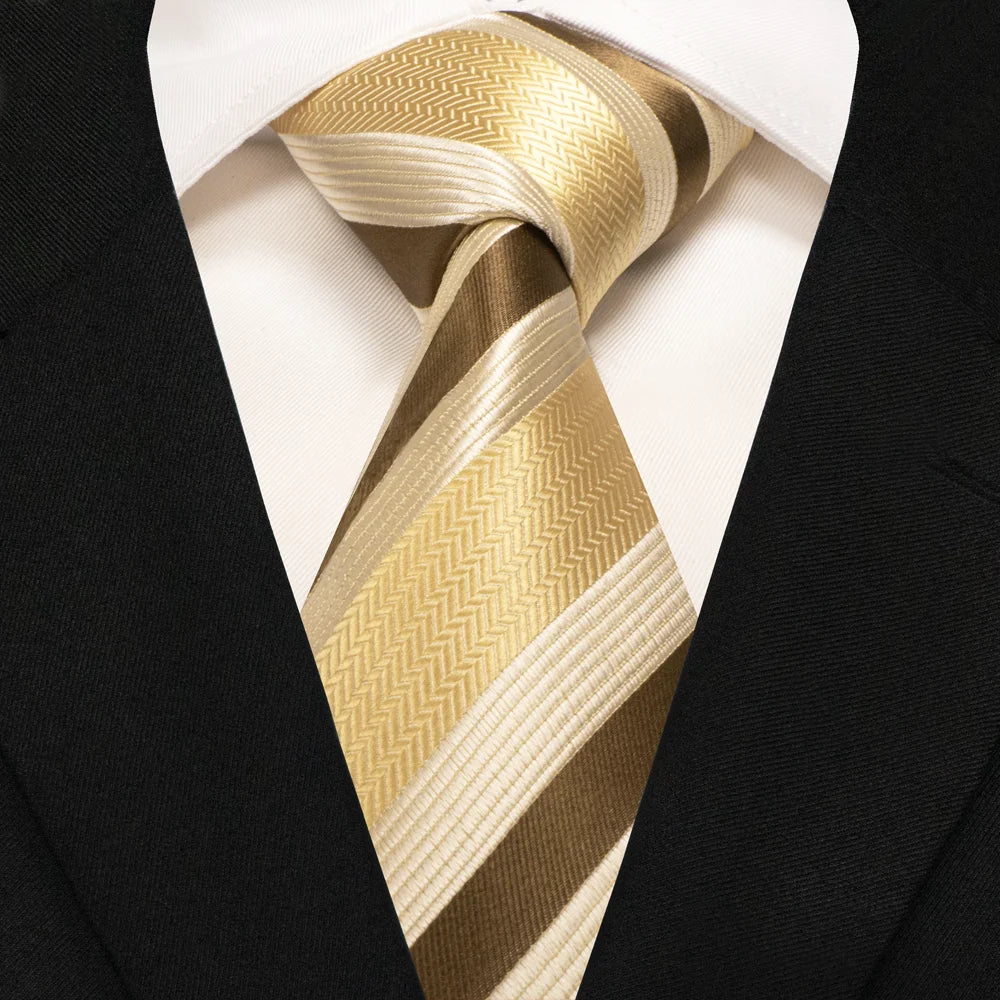 Cadeaux pour hommes EASTEPIC : cravates rayées, cravates rouges pour messieurs en vêtements raffinés, accessoires à la mode pour les occasions sociales
