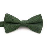 High Quality Mens Solid Color Bowtie Set For Men Children Wedding Party Dinner Accessory Pink Orange Father-son Bow Tie Gift
