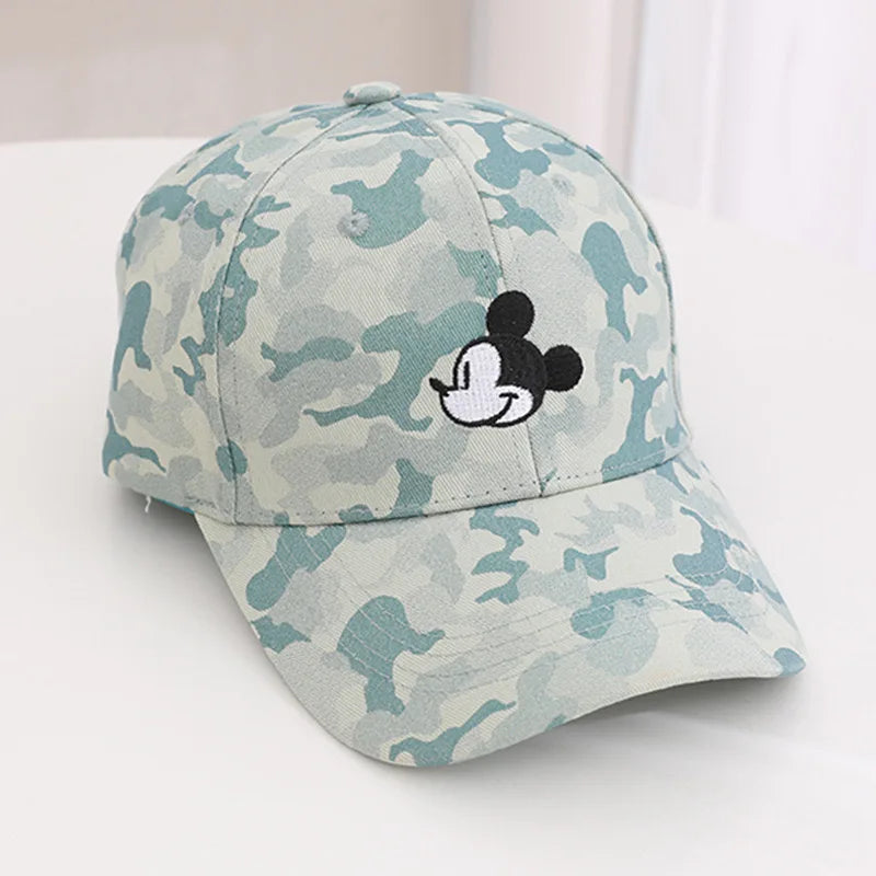 Casquette de baseball Mickey en coton pour enfants, offre spéciale, motif dessin animé, pour filles et garçons