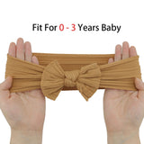 3Pcs/Set Baby Girl Headbands Lot Bows Baby Headband Newborn Gift Elastic Hair Bands Children Turban Kids Infant Hair Accessories