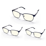 Glasses Blue-Light Blocking Fashion Elliptical Eyeglasses Anti UV Ray Computer Gaming Glasses Blue Blocker Glasses for Women/Men