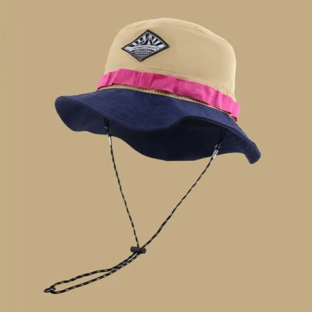 Mountaineering Quick-drying Fisherman Hat Visor Sunscreen Bucket Hat Anti-UV Waterproof Sun Hat Women