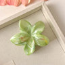Acrylic Flower Hair Clip for Women Sweet Fresh Texture Hair Claws Clips Trendy Hair Accessories Girl Hairpin Korean Headwear