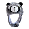 Soft Plush Animal Hat Moving Ears Hat Headgear Ears Airbag Cap Ear Protection Earmuff Funny Toys Neck Warmer Winter Warmer