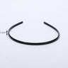 1 Piece Simple Women Headbands Fashion Head Band for Girls  Solid Black Color Casual Hair Accessories Plastic Headbans Wholesale