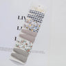 10Pcs/Lot Ins 6cm Flower Print Cotton Alloy Hair Bow Snap Clips Set Fabric Plaid Bobby Hairpins Hairgrips Girls Kids Headwear
