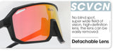 SCVCN Cycling Glasses Bike Sunglasses Men UV400 Eyewear Sports MTB Outdoor Goggles Bicycle Women Sunglasses Multi Color Riding
