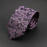New Design Wedding Men Tie Grey Brown Green Paisley Flower Neckties Men Business Dropshipping Groom Collar Accessories Gift