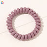 High Elasticity Telephone Coil Hairbands Women Spiral Hair Ties Girls Hair Rings Rope Solid Color Hair Accessories Gum Scrunchy