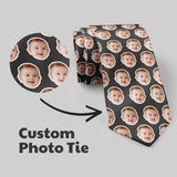 Cravate personnalisée avec photo de votre animal de compagnie, cravate amusante personnalisée pour fête, mariage, dîner, chemise, costume, accessoires, cadeau, cosplay