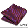 High Grade 2023 New Style Hot sale Silk Handkerchief Black Suit Accessories Solid Men Abraham Lincoln's birthday Pocket Square