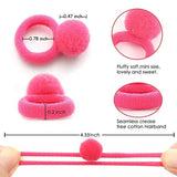 Ensemble de 120 accessoires pour cheveux pour filles, élastiques à cheveux colorés avec nœud papillon, pour queue de cheval