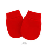 Bonnet pour nouveau-né avec gants, bonnet chaud en coton pour enfants, accessoires pour enfants, bonnet de nuit pour bébés de 0 à 6 mois, automne et hiver