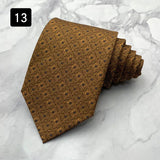 MUGIVALA 8cm New Fashion Men's Floral Tie Necktie Suit Men Business Wedding Party Formal Neck Ties Gifts Cravat Floral Blue