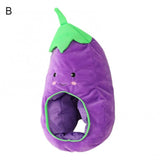 Funny Hat for Women Men Cactus Eggplant Watermelon Sunflower Soft Plush Doll Headgear Hat Sleeping Toy