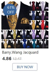 Ensemble élégant de cravates et boutons de manchette en soie à fleurs multiples pour homme, cravate jacquard à fleurs pour mariage, entreprise, fête, événement, Barry.Wang