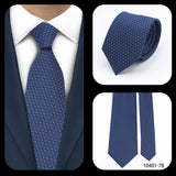 Cravates élégantes à pois pour hommes LYL 7 cm, cravate de luxe avec imprimé géométrique, cadeau pour invités, accessoires de festival pour gentleman