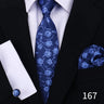 Cravate pour homme classique à carreaux, mouchoirs, cravate rouge, boutons de manchette pour homme, chemisier, affaires, mariage, accessoires, collier pour femme, cadeau pour homme