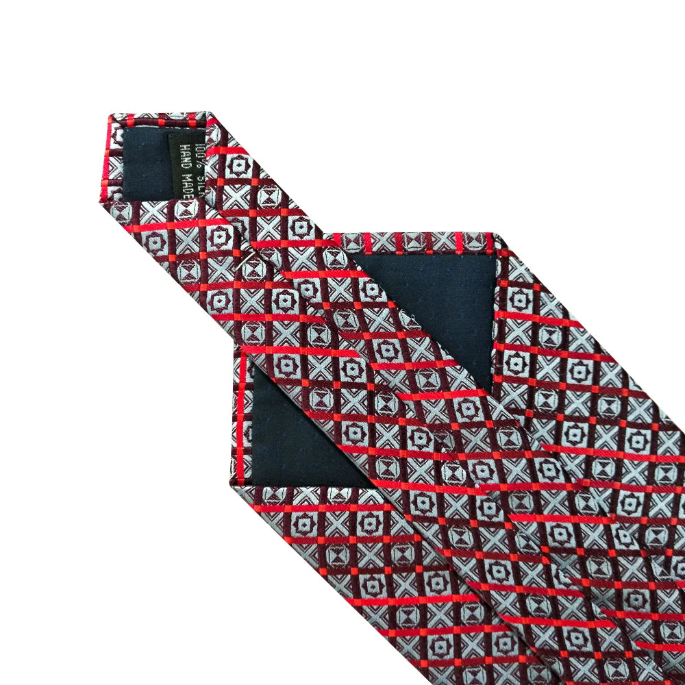 EASTEPIC Cravates de 10 cm de large pour hommes en costumes d'affaires Cravate pour hommes Accessoire Jacquard Impression de qualité Pure Soie Fête de mariage