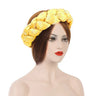 Fashion Candy Color Braids Twist Headbands for Women African Headwear Elastic Hair Bands Ladies Turban Female Bandage Headwrap