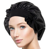 Bonnet de nuit en satin pour femme et homme, bonnet de nuit unisexe, bonnet de douche