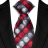 Cravate classique en cachemire pour homme, motif floral de luxe, motif à pois, 8 cm, jacquard, pour homme, pour affaires, mariage, fête, accessoire de tous les jours