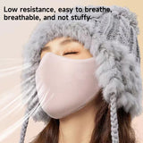 Masque facial tendance et respirant pour femme, de haute qualité, lavable, réutilisable, anti-poussière, coupe-vent, pour l'hiver