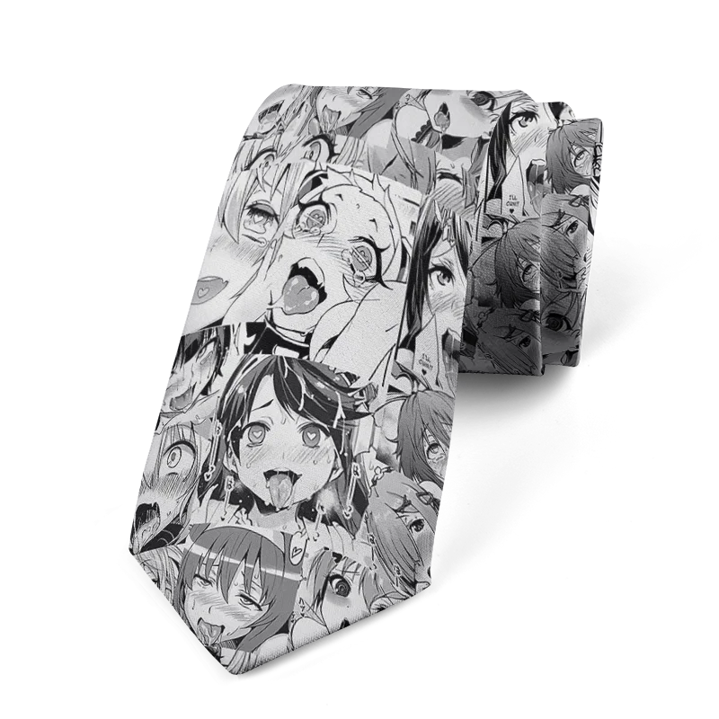 Cravate unisexe pour homme, motif dessin animé, décontractée, créative, nouveauté, accessoires uniques, cadeaux d'affaires, accessoires pour chemises de mariage