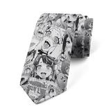 Cravate unisexe pour homme, motif dessin animé, décontractée, créative, nouveauté, accessoires uniques, cadeaux d'affaires, accessoires pour chemises de mariage