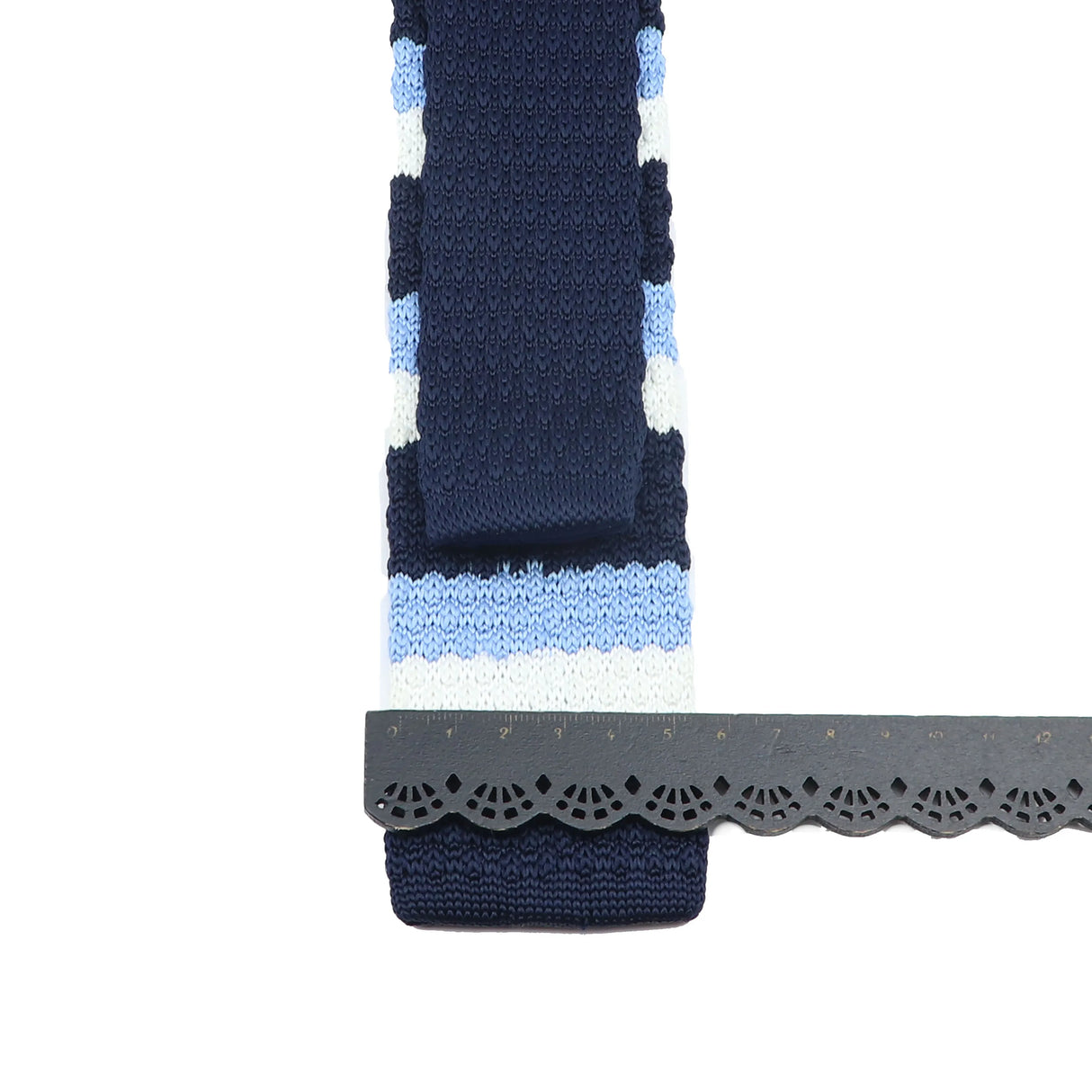 Cravate en tricot pour homme, tendance, fine, rayée, tissée, tricotée, colorée, chaude, design, idée cadeau
