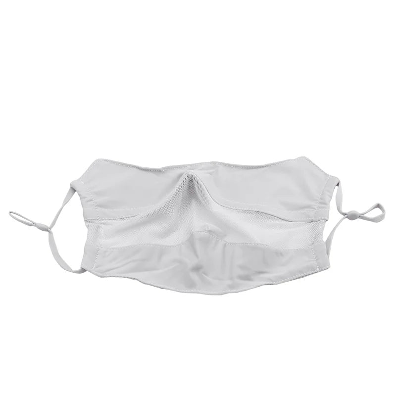 Masque de protection solaire sans trace pour femmes, en soie glacée, anti-ultraviolet, respirant, fin, tendance, été, 2024