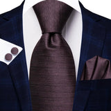 Hi-Tie Cravate de mariage en soie pour homme, motif cachemire, couleur unie, rose, corail, design tendance, qualité, mouchoir, bouton de manchette, fête d'affaires