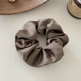 1 chouchou en satin de soie pour femme, accessoire pour cheveux coréens, élastique pour queue de cheval