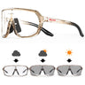 SCVCN New Riding Cycling Sunglasses Outdoor Sports Running Goggles Men's Mtb Bicycle Glasses Women Cycling Eyewear 1 Lens
