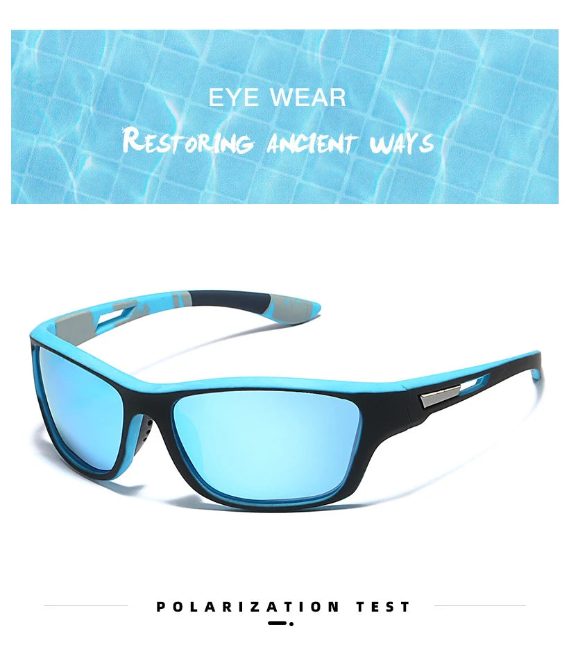 2023 High Definition Polarized Sunglasses for Men Women Outdoor Sport Fishing Sun Glasses UV400 Protection Driving Eyeglasses