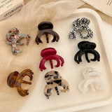 Trendy French Acetate Hair Claw Clips Retro Crab Shark Clip Elegant High Ponytail Holder Fashion Hair Accessories for Women Girl