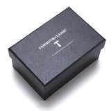 Cravate pour homme, tout nouveau style, cadeau de mariage, ensemble de pochettes, boîte à cravates, accessoires de costume noirs pour hommes