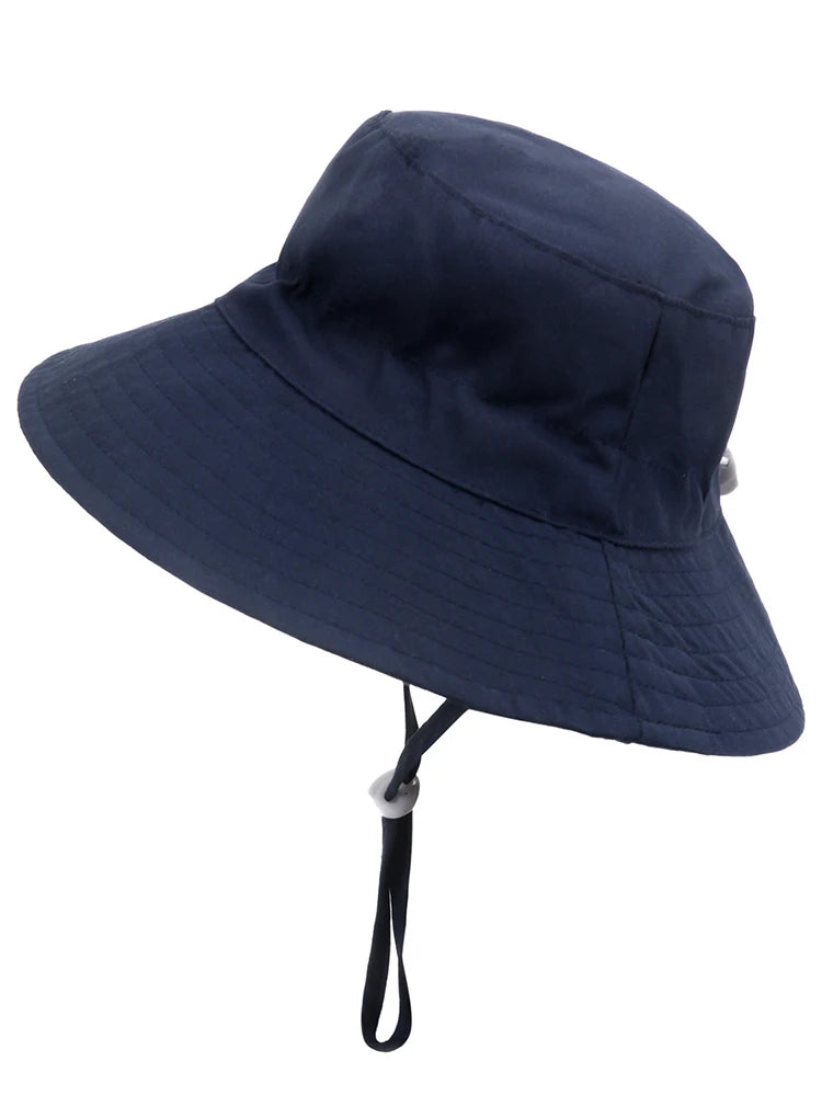Polyester Material Sunscreen Hat Fashion and Trendy Outdoor Outing Street Shade Hat for Children