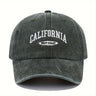 1PC Embroidered Baseball Cap On The West Coast Of California Vintage Style Pointed Hat Lightweight Hat Sun Resistant Sport Hat