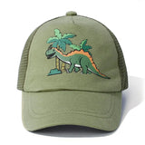 Casquette d'été pour bébé garçon, motif dinosaure, chapeau de soleil pour enfants, accessoires de sport, voyage, casquette de baseball réglable, 0 à 5 ans