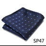 High Grade 2023 New Style Hot sale Silk Handkerchief Black Suit Accessories Solid Men Abraham Lincoln's birthday Pocket Square