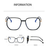 Blue Light Blocking Reading Glasses with Glitter Frame Fashion Oversized Presbyopia Glasses Slimming for Men Women