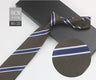 Cravate à fleurs en grille, tissée en gros, 8 cm, accessoires de mariage, bleu, homme, pois, cachemire, convient aux groupes, fêtes, bureau