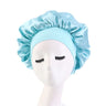 Newly Women's Satin Solid Sleeping Hat Night Hair Care Bonnet Nightcap For Women Men Unisex Cap