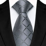 New Men's Classic Plaid Tie Luxury Dot 8cm Jacquard Neck Tie Necktie For Men Business Wedding Party Daily Wear Accessory