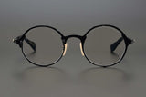 53160 Retro round pure titanium handmade glasses frame men and women irregular high-end optical frames