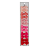 Lot de 12 barrettes à cheveux en ruban gros-grain massif de 4,5 cm pour enfants, faites à la main, accessoires photo, coffret cadeau