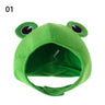 Cute Cosplay Costume Green Headgear Female Beanie Caps Cartoon Winter Autumn Hats Plush Hat Big Frog Eyes Hat Rabbit Bunny Ears